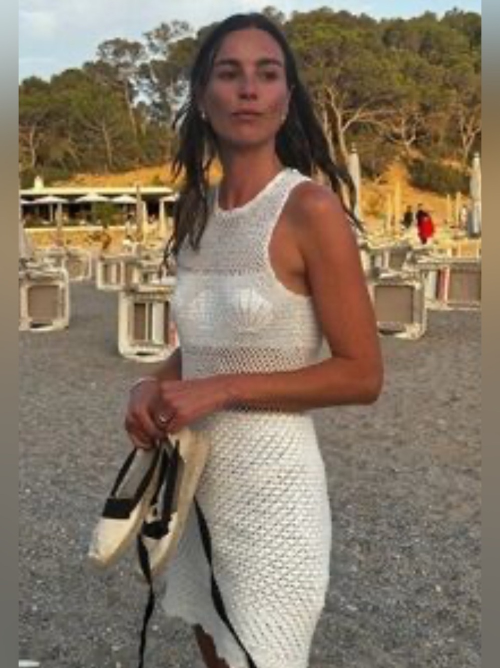 Doen Heirloom Tessa hand knit crochet dress NWT